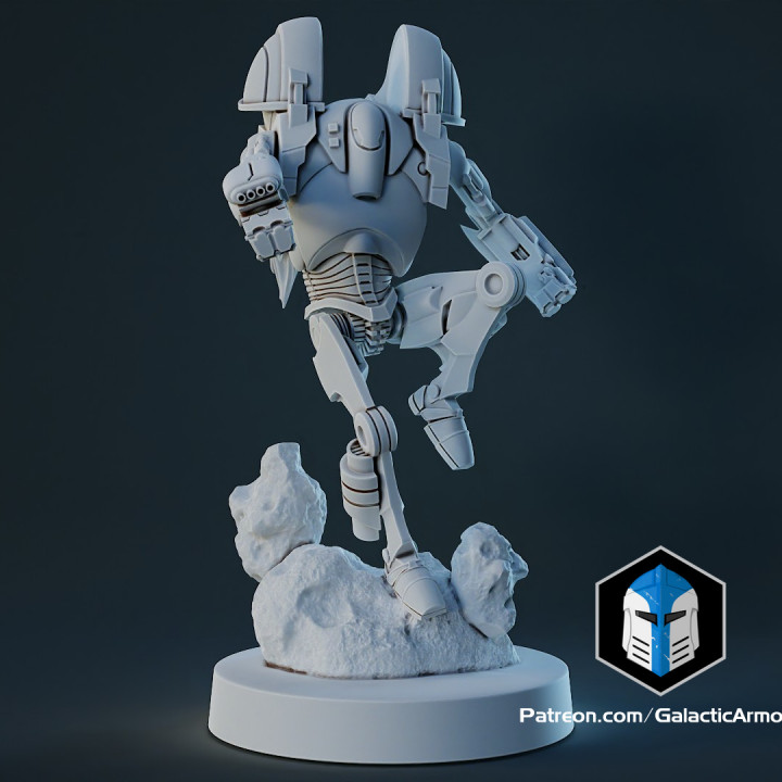 3D Printable 1:48 Scale Battle Droid Army - B2 Class - 3D Print Files ...