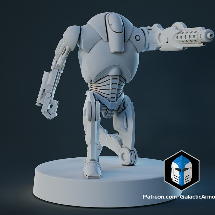 3D Printable 1:48 Scale Battle Droid Army - B2 Class - 3D Print Files ...