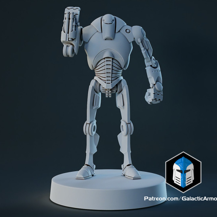 3D Printable 1:48 Scale Battle Droid Army - B2 Class - 3D Print Files ...