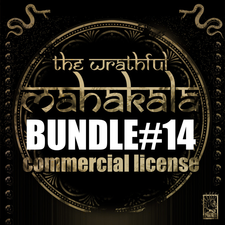 COMMERCIAL LICENSE - BUNDLE#14 - THE WRATHFUL MAHAKALA