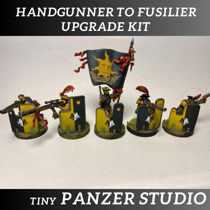 Handgunner to Fusilier Shields and Bases