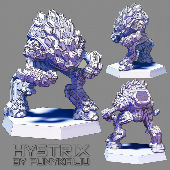 Hystrix (Pose1) - by PunyKaiju