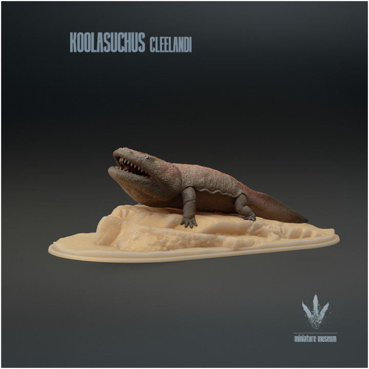 Koolasuchus cleelandi : Basking