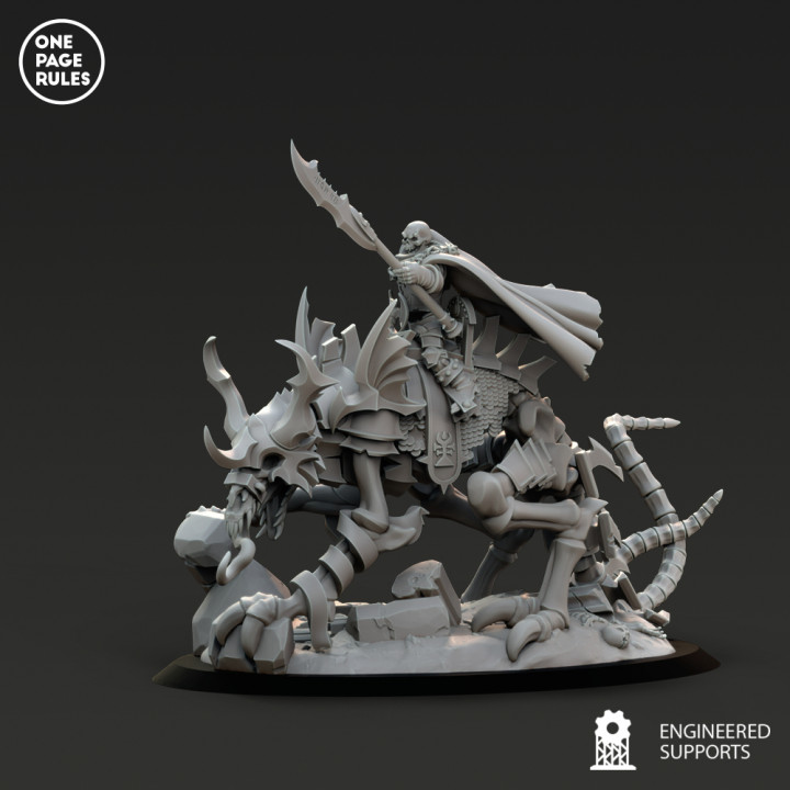 3D Printable Vampiric Commander on Abyssal by One Page Rules