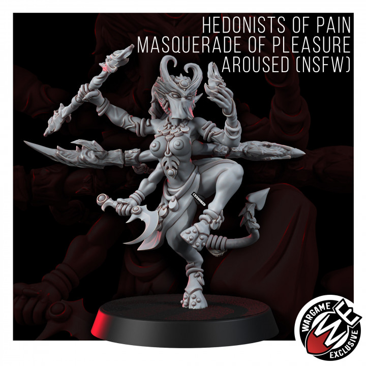 HEDONISTS OF PAIN MASQUERADE OF PLEASURE AROUSED (NSFW)