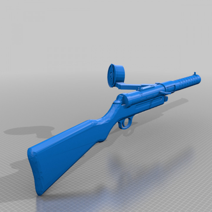 3D Printable Bergmann MP-18/MP-28 by Joshua Butler