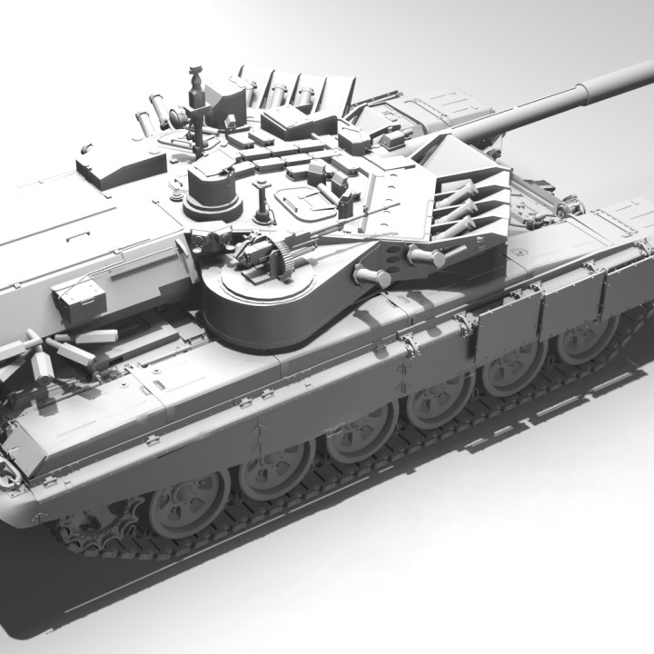 3D Printable T90 with Burlak turret by The Military Industrial Complex