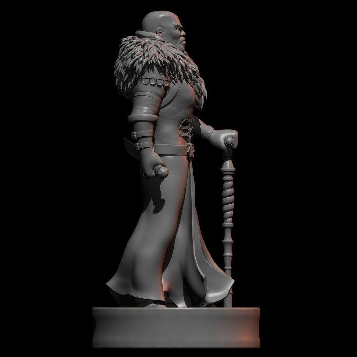 3D Printable Mercenary Rogue Mastermind - 32mm by Miklós Patyi