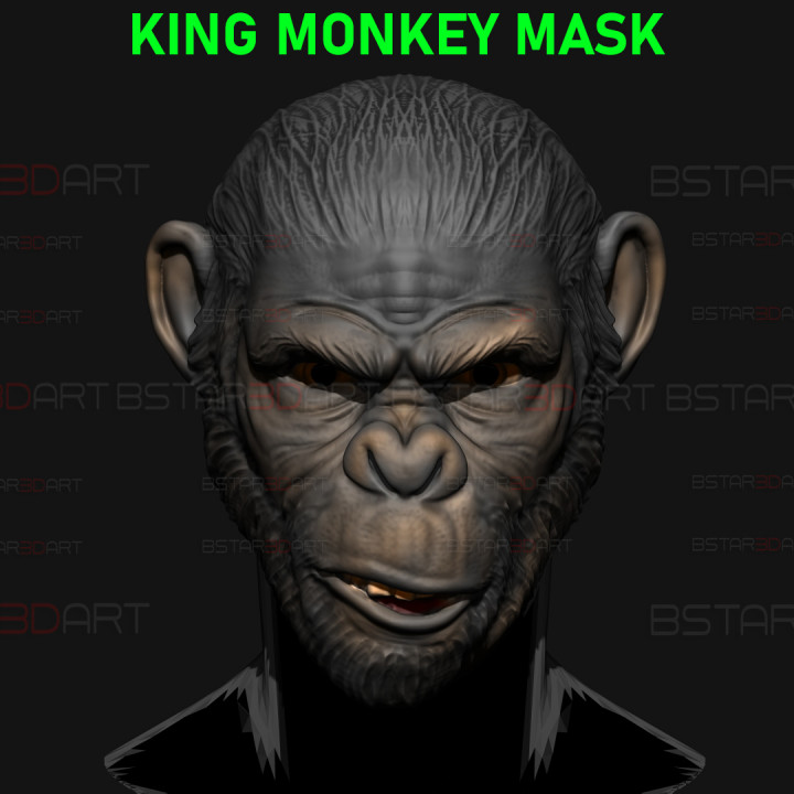 King Monkey Mask image