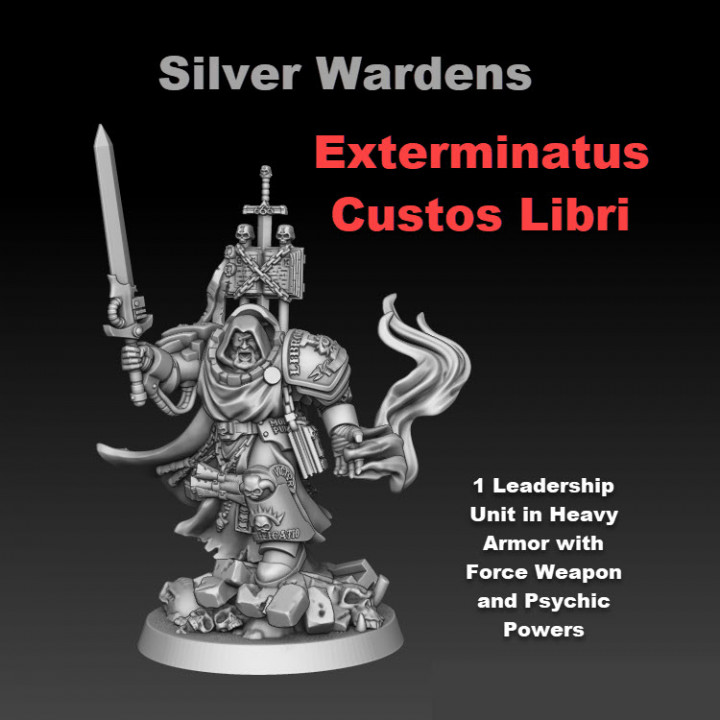 Silver Wardens Custos Libri (presupported) image