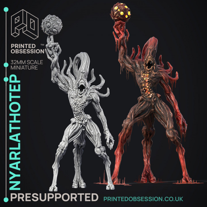 The Wondering Desert - Lovecraftian Horror - 17 Models -  PRESUPPORTED - Illustrated and Stats - 32mm scale image