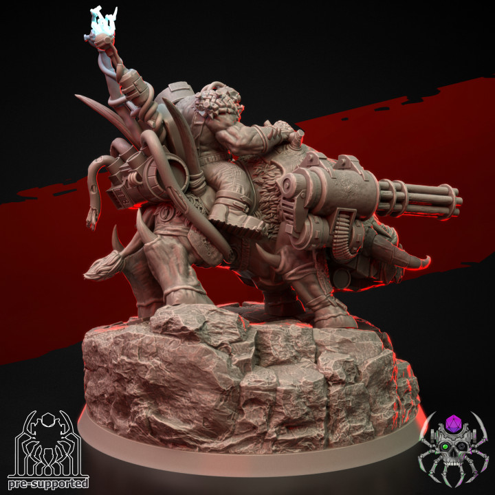 3D Printable Ork Raider by EightLegsMiniatures