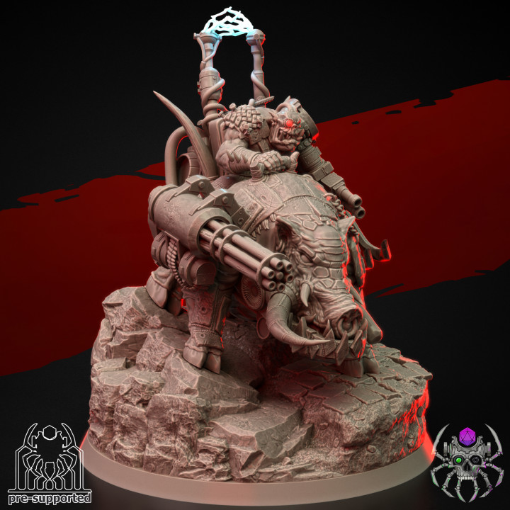 3D Printable Ork Raider by EightLegsMiniatures