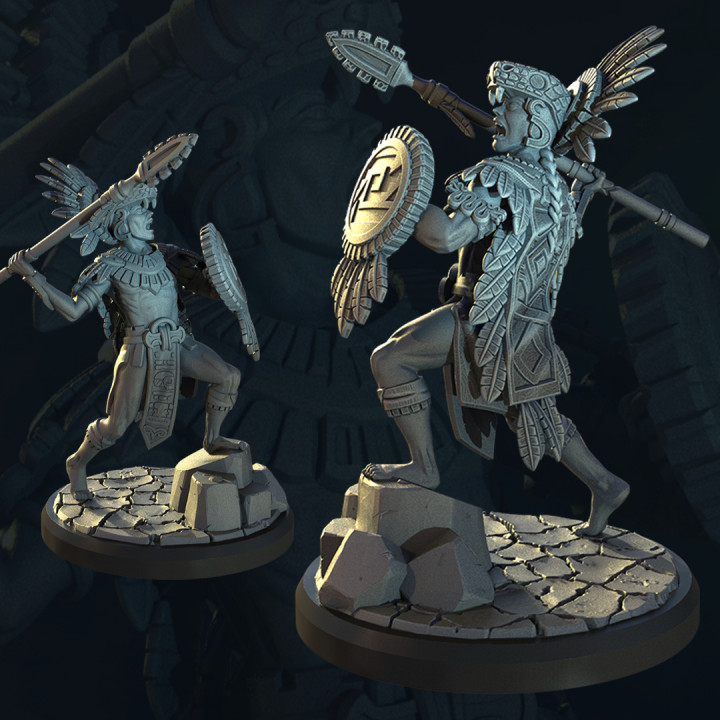 Toltecs Feathered Serpent Warrior