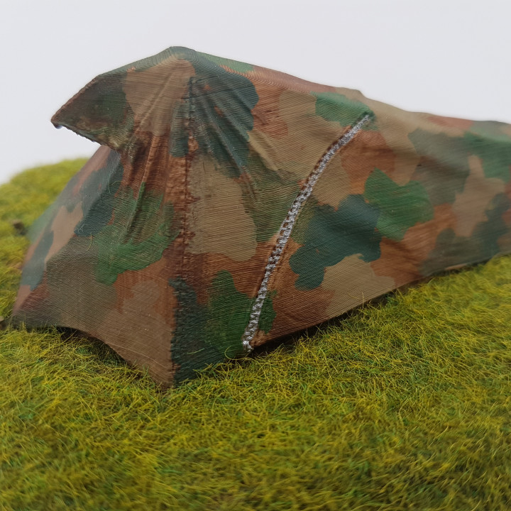 3D Printable One Man Hunting / Camping Tent / Boardgame / RPG by ...