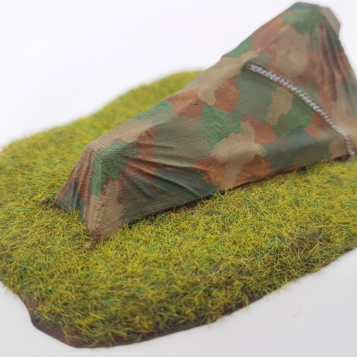 3D Printable One Man Hunting / Camping Tent / Boardgame / RPG by ...