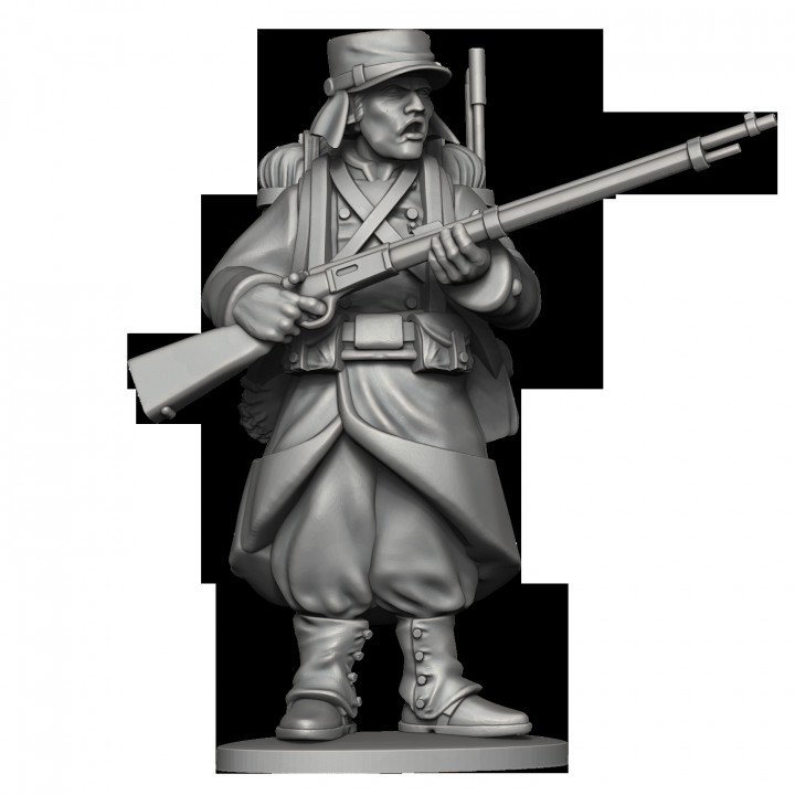 3D Printable French Foreign Legion (Sino French War) by Wargames Atlantic