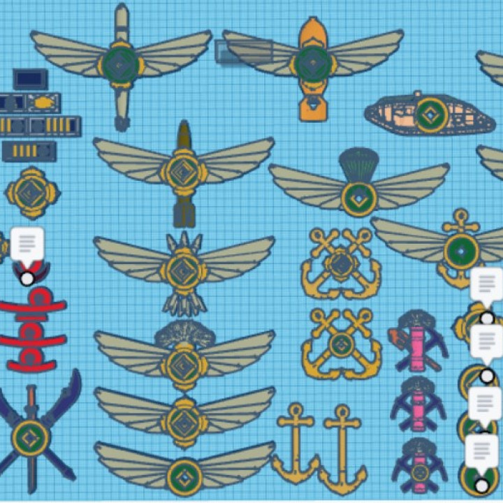 Avatar Earth Kingdom Unit Badges image