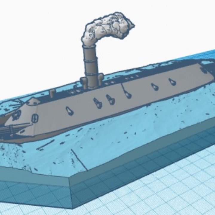 3D Printable CSS Virginia Diorama by Joshua Butler