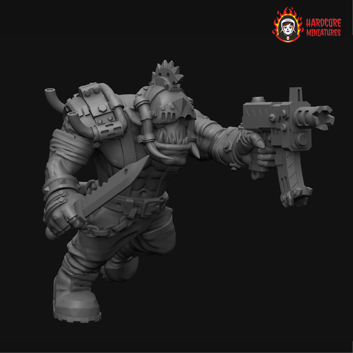 Space Orcs Pistol Hands Right image