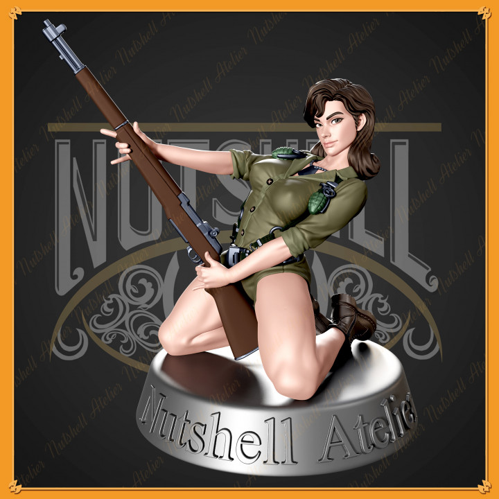 Nutshell Atelier - WW2 Pin up girl (NSFW)