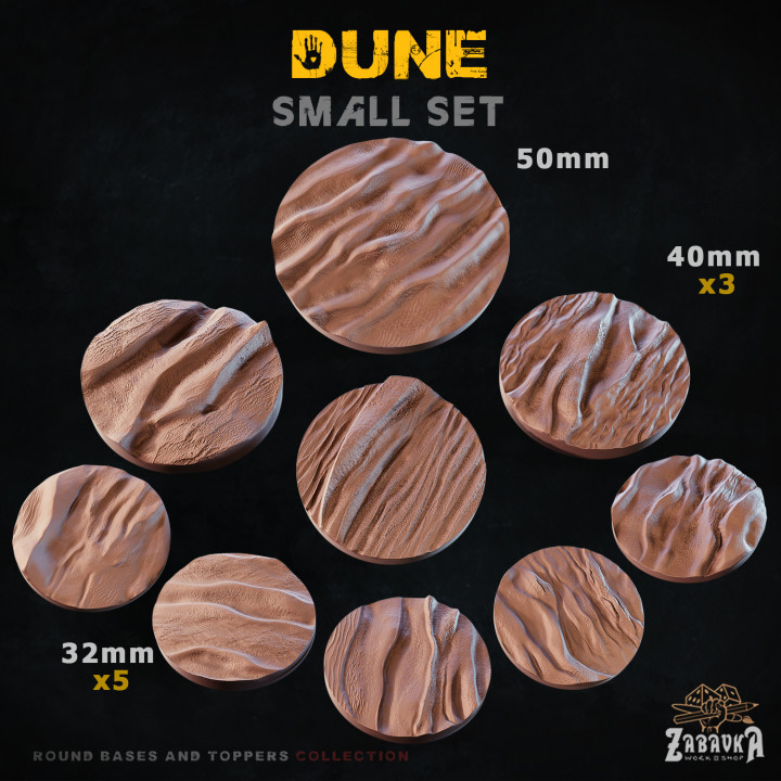 Dune - Bases & Toppers (Small Set) image