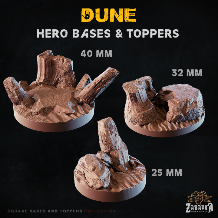 Dune - Hero Bases & Toppers