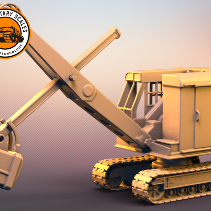 3D Printable Ruston Bucyrus by MilitaryScales