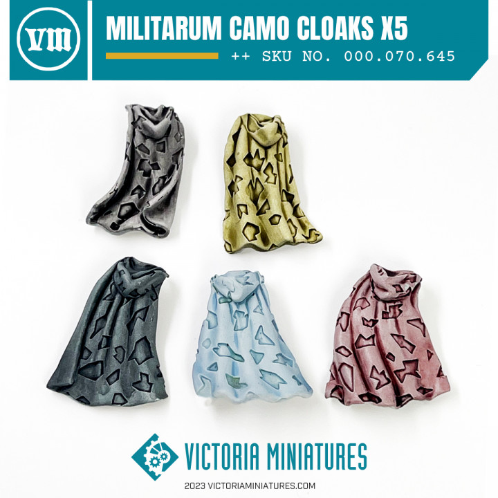 Militarum Camo Cloaks x5