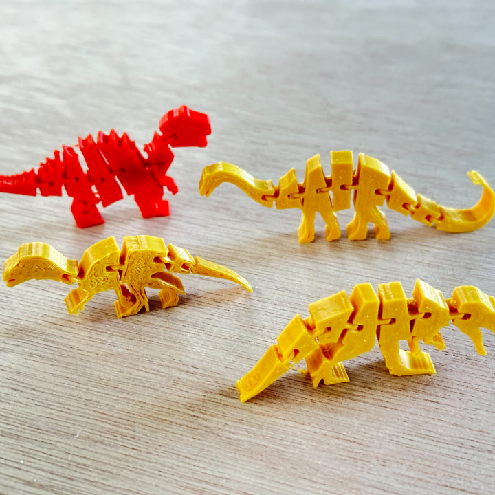 Flexi Articulated Dinosaur Collection image