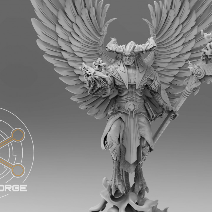 3D Printable Archdemon of Aegyptus by Atlan Forge