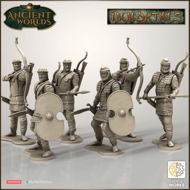 28mm Persian warriors - 'Immortals'