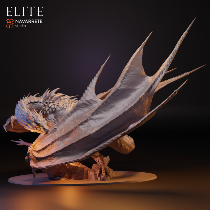 3D Printable Smarok, the dragon of greed by Navarrete Studio