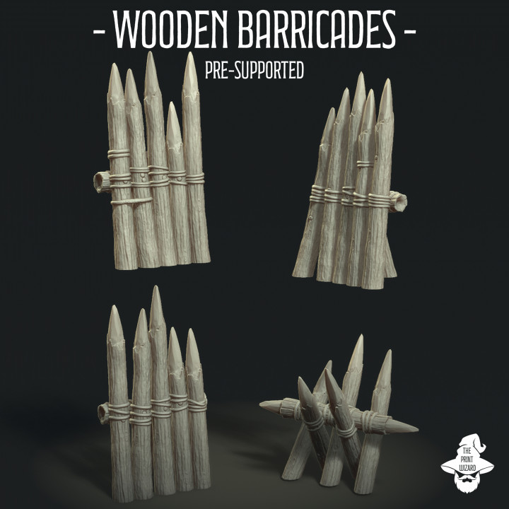 Ramshackle Wooden Barricades