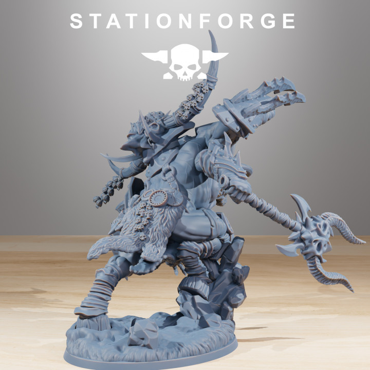 3D Printable Corrupted Beasts Leader by Station Forge