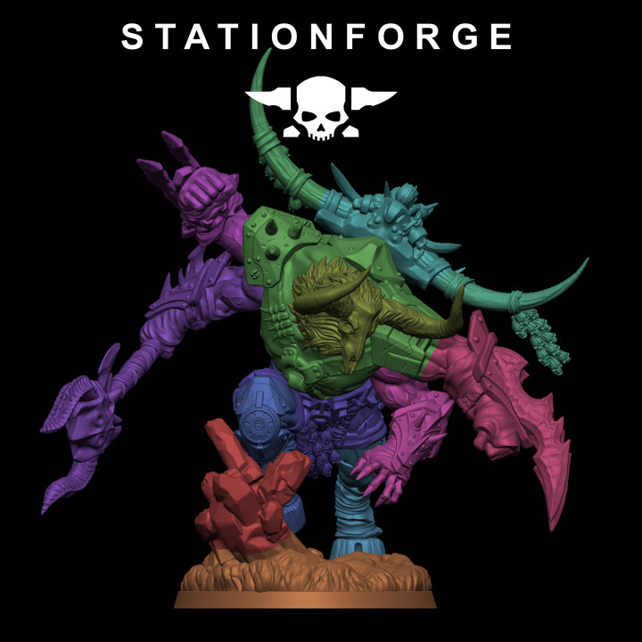 3D Printable Corrupted Beasts Leader by Station Forge