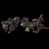 Ratkin gatling gunner fantasy miniature (multiple models) print image