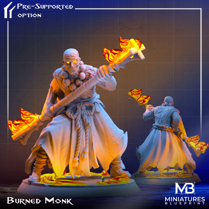 Burned Monk - Fire Cult image
