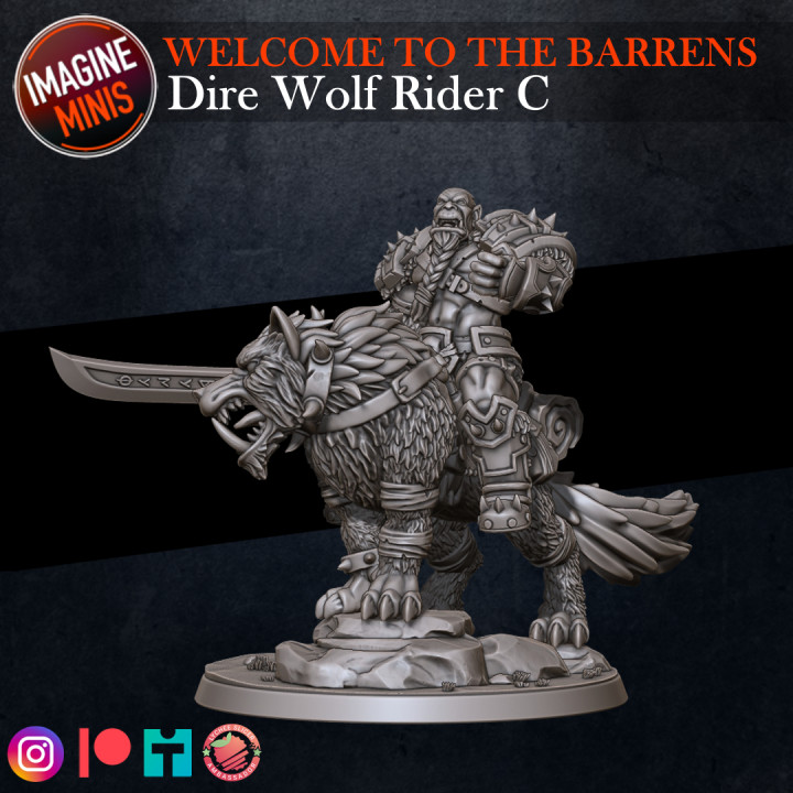 Welcome to the Barrens - Dire Wolf Rider C