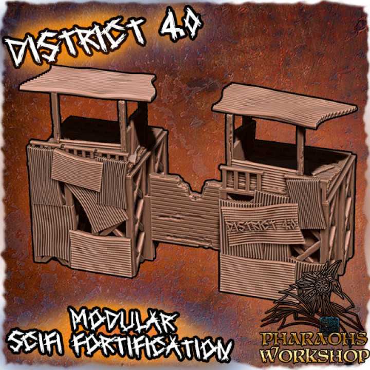 Modular Scifi & Wasteland Fortification