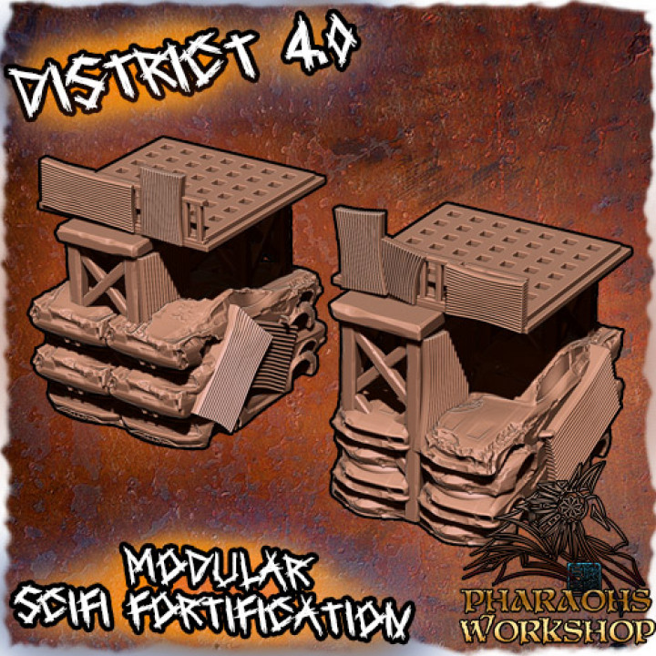 Modular Scifi & Wasteland Fortification image