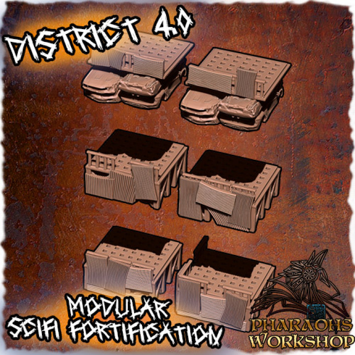 Modular Scifi & Wasteland Fortification image