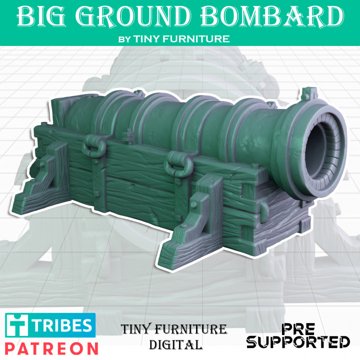 Big Ground Bombard (Medieval Artillery) image
