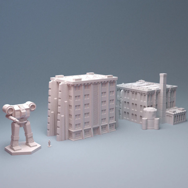 Mecha City Free Buildings 6mm