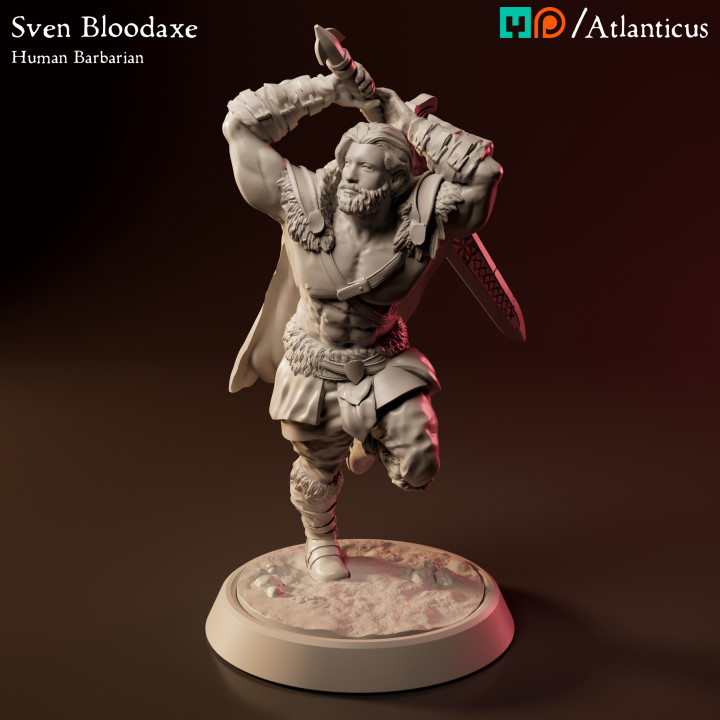 BUNDLE - Human Barbarian - Sven Bloodaxe image