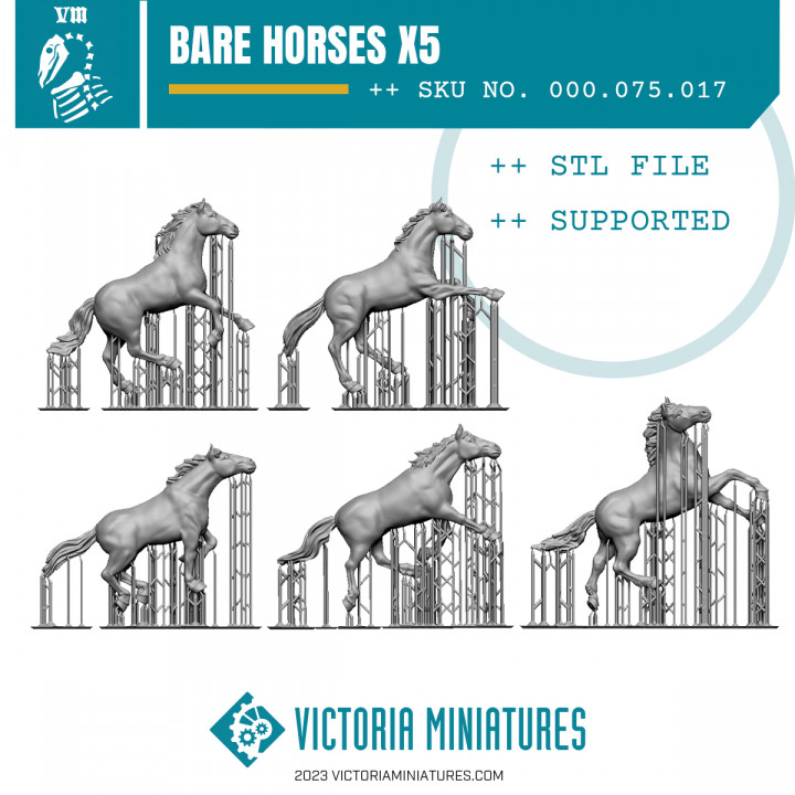 Bare Horses x5 image