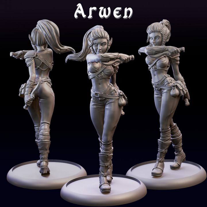 Arwen-Female Fantasy Elves I + NUDE image
