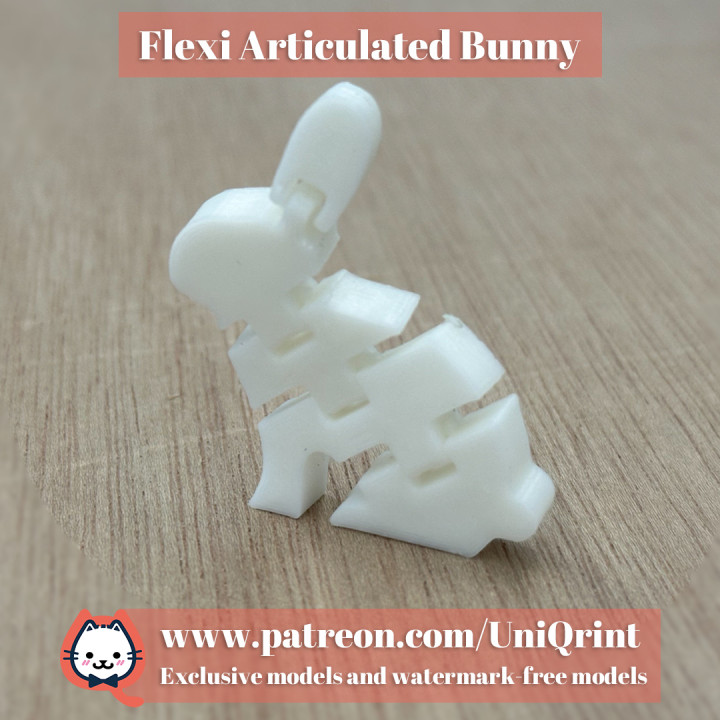 Flexi Articulated Bunny image
