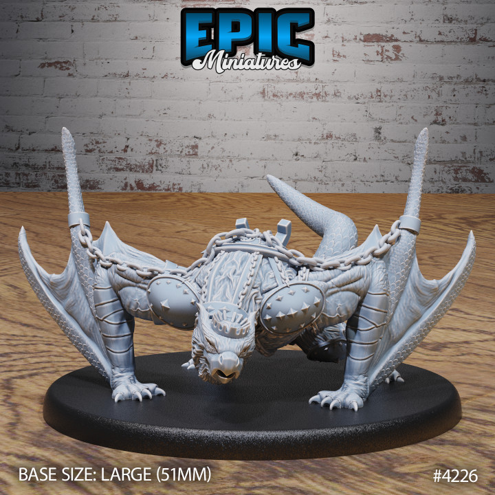 Emperor Wyvern Mount / Bulky Mountain Dragon / Winged Reptile / Draconic Wizard Mount / Magical Mine Encounter / Drake Army