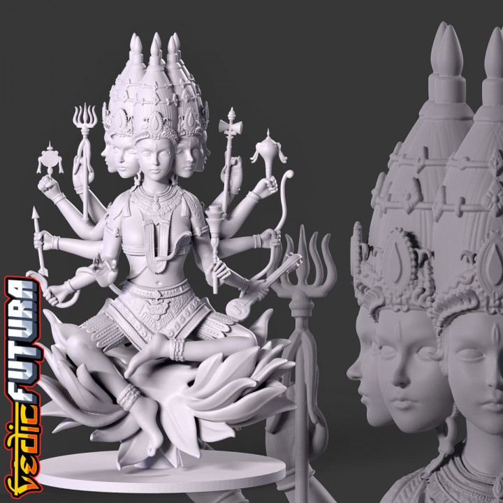 Goddess Gayatri - Mother of the Vedas (Sacred Texts) image